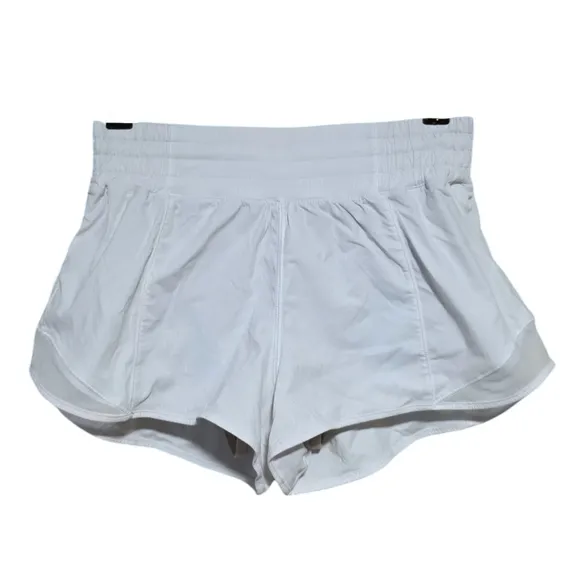 lululemon Hotty Hot Short High Rise White Size 6