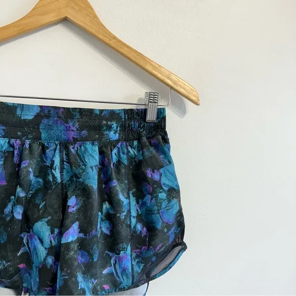Lululemon Hotty Hot Short II Long 4&quot; running activewear lightweight black blue