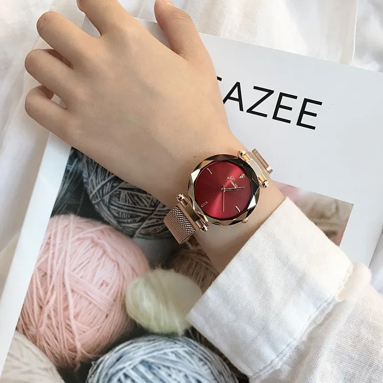 Magnetic Strap Quartz Wristwatch