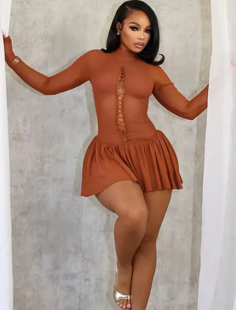 “Mahogany” Dress