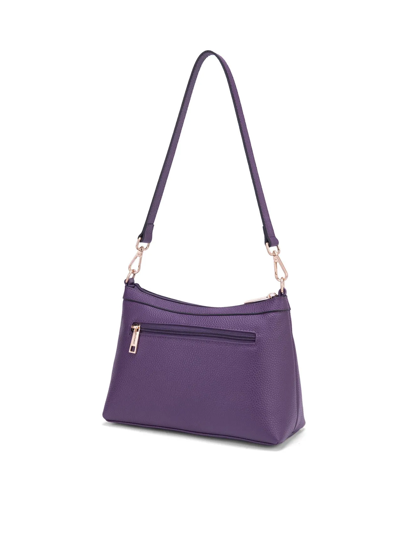 MARCIA LEATHER XBODY BAG- BLACK-E1-0830-PUR-SALE