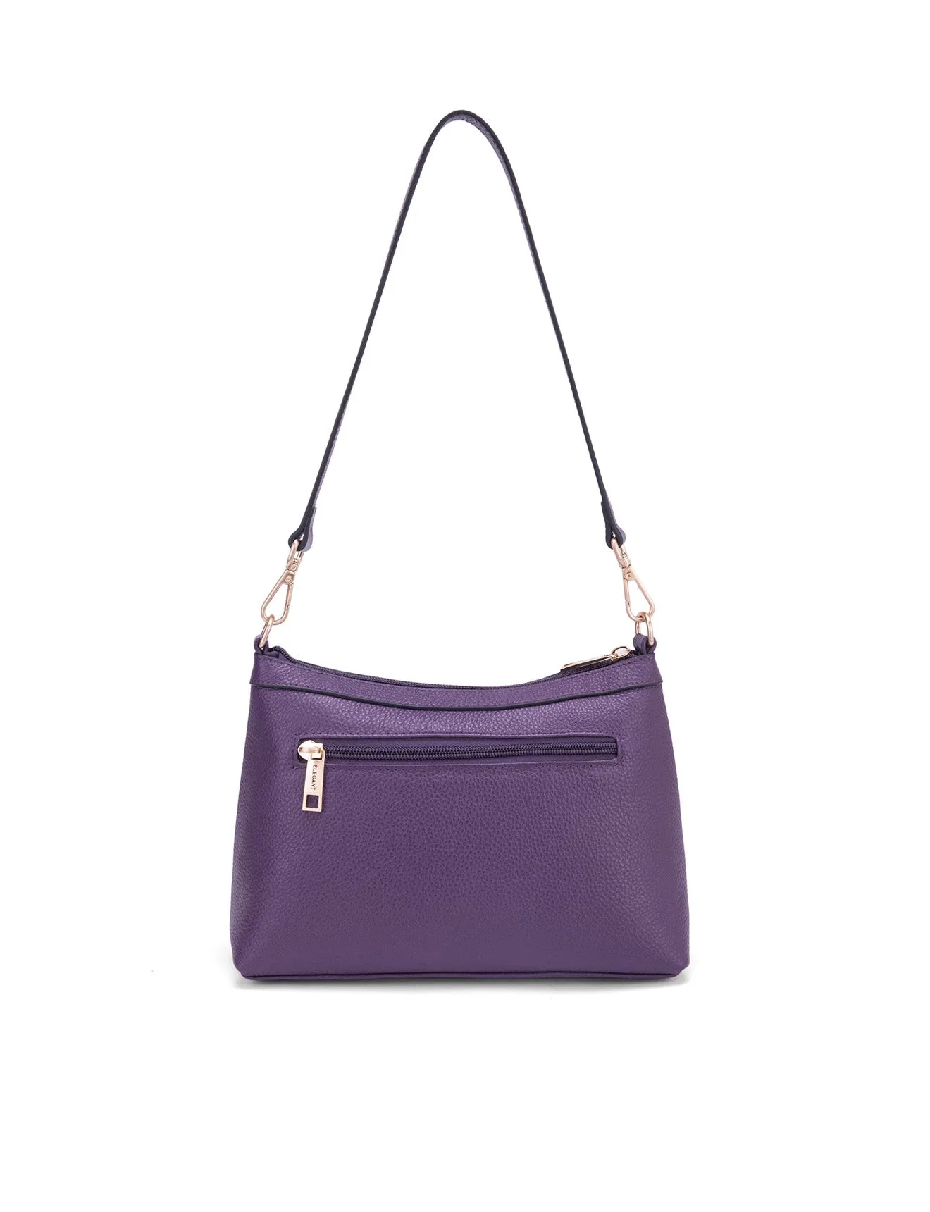 MARCIA LEATHER XBODY BAG- BLACK-E1-0830-PUR-SALE