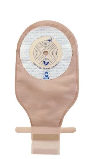 Marlen UItraLite One-Piece Drainable Pouch with Kwick-Klose II Fastener, AquaTack Hydrocolloid or Skin Shield Barrier, Flat (No Convexity), Box of 10