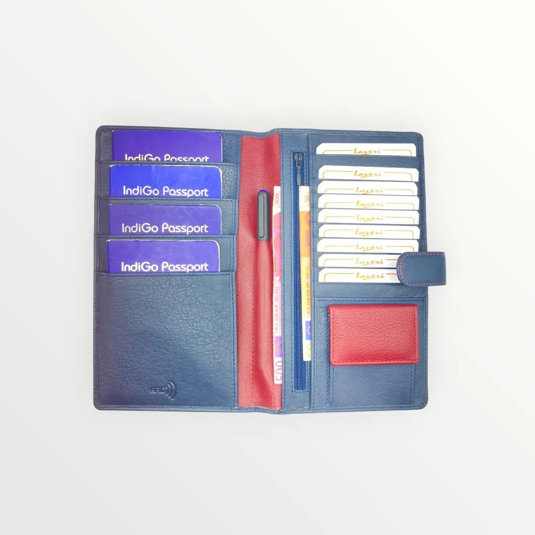 Marvel Premium Leather Family Passport Wallet RFID Protection #1715.NL