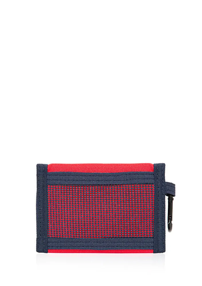 Mavi Logo Printed Burgundy Wallet