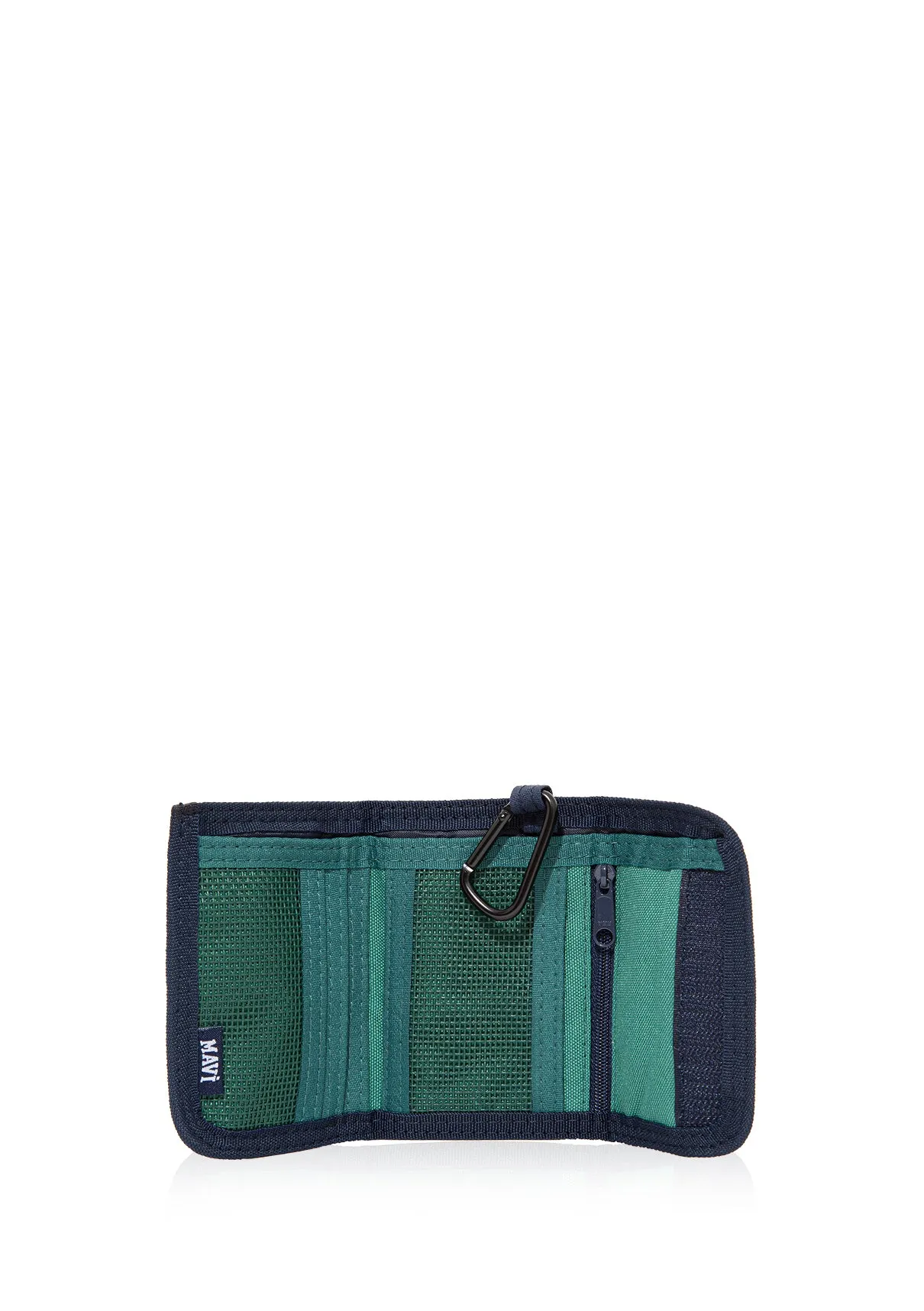 Mavi Logo Printed Green Wallet