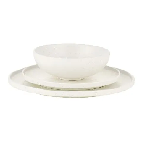 Maxwell & Williams Onni High Rim Dinner Set 12 Piece Speckle AX0546