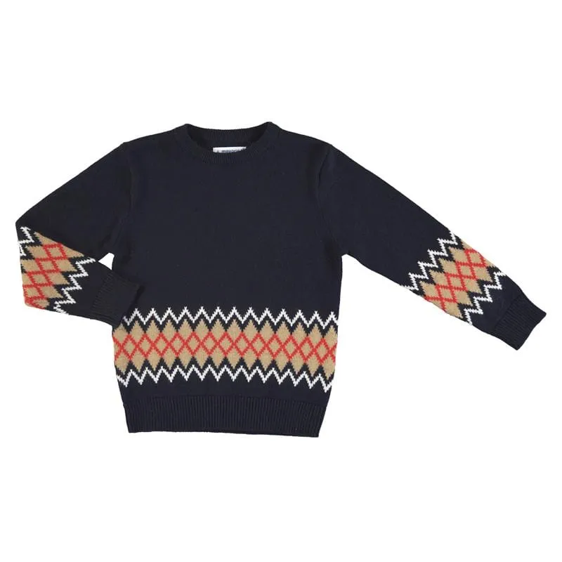 Mayoral Navy Knit Jumper