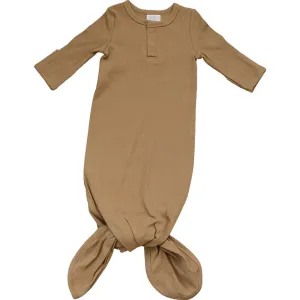 Mebie Baby Ribbed Knotted Gown