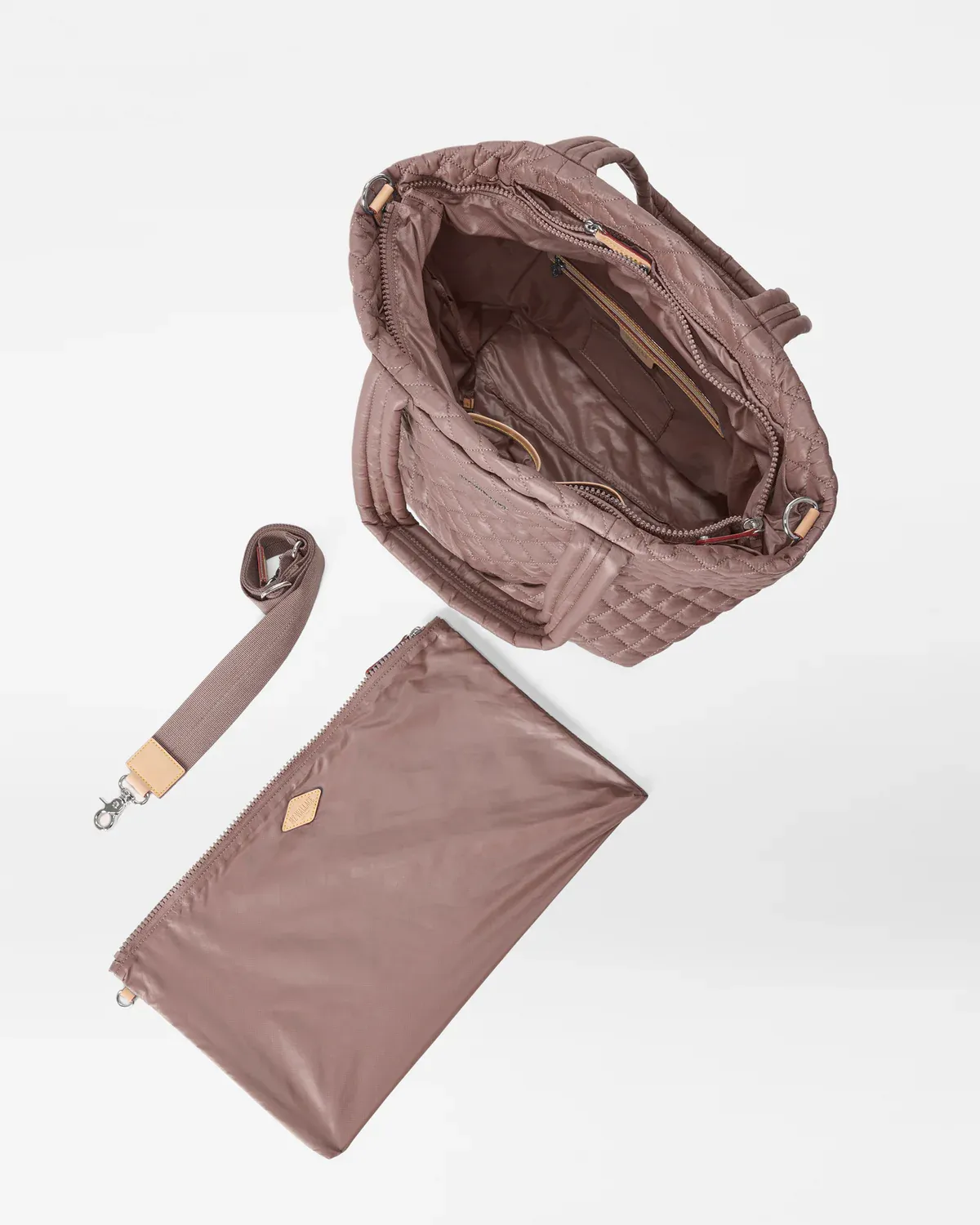 Medium Metro Tote Deluxe | Mauve