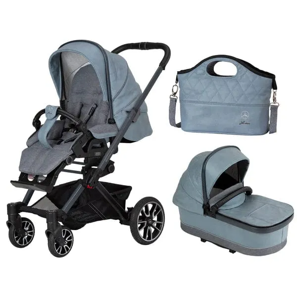 Mercedes Avantgarde GTS Stroller inc. Carrycot - Denimblau
