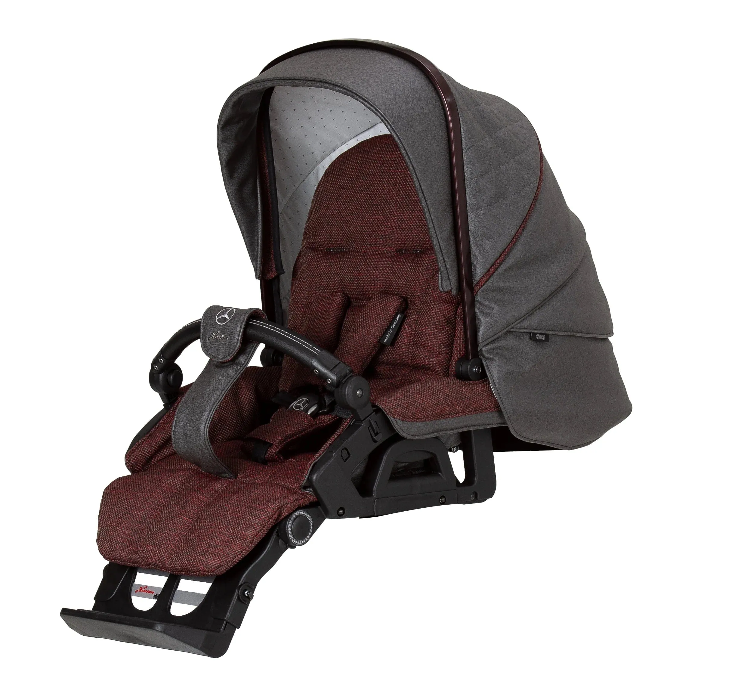 Mercedes Avantgarde GTS Stroller inc. Carrycot - Rubellit