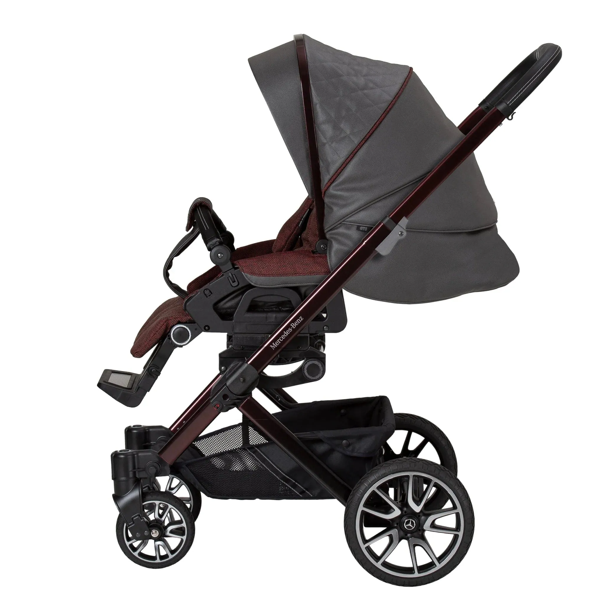 Mercedes Avantgarde GTS Stroller inc. Carrycot - Rubellit