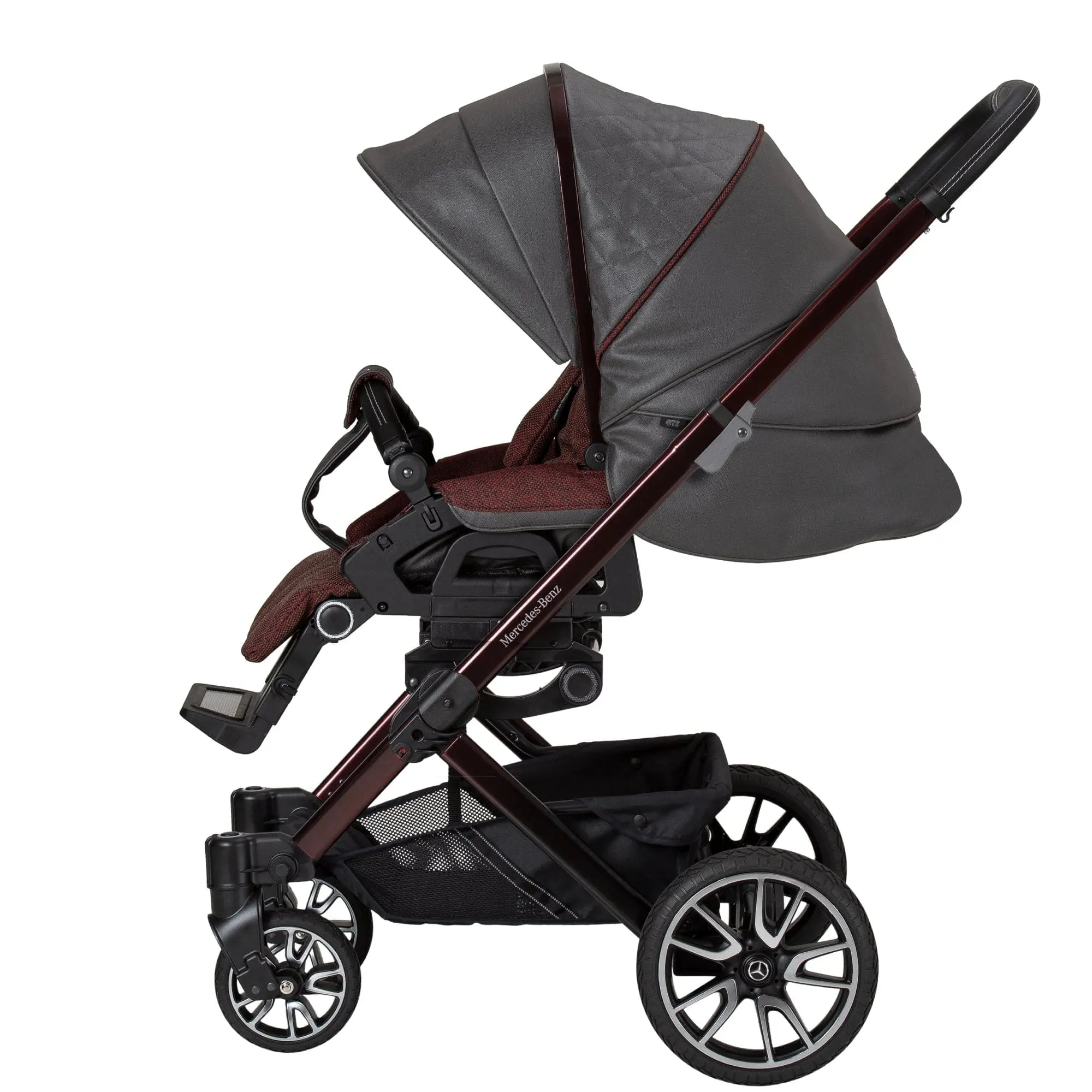 Mercedes Avantgarde GTS Stroller inc. Carrycot - Rubellit