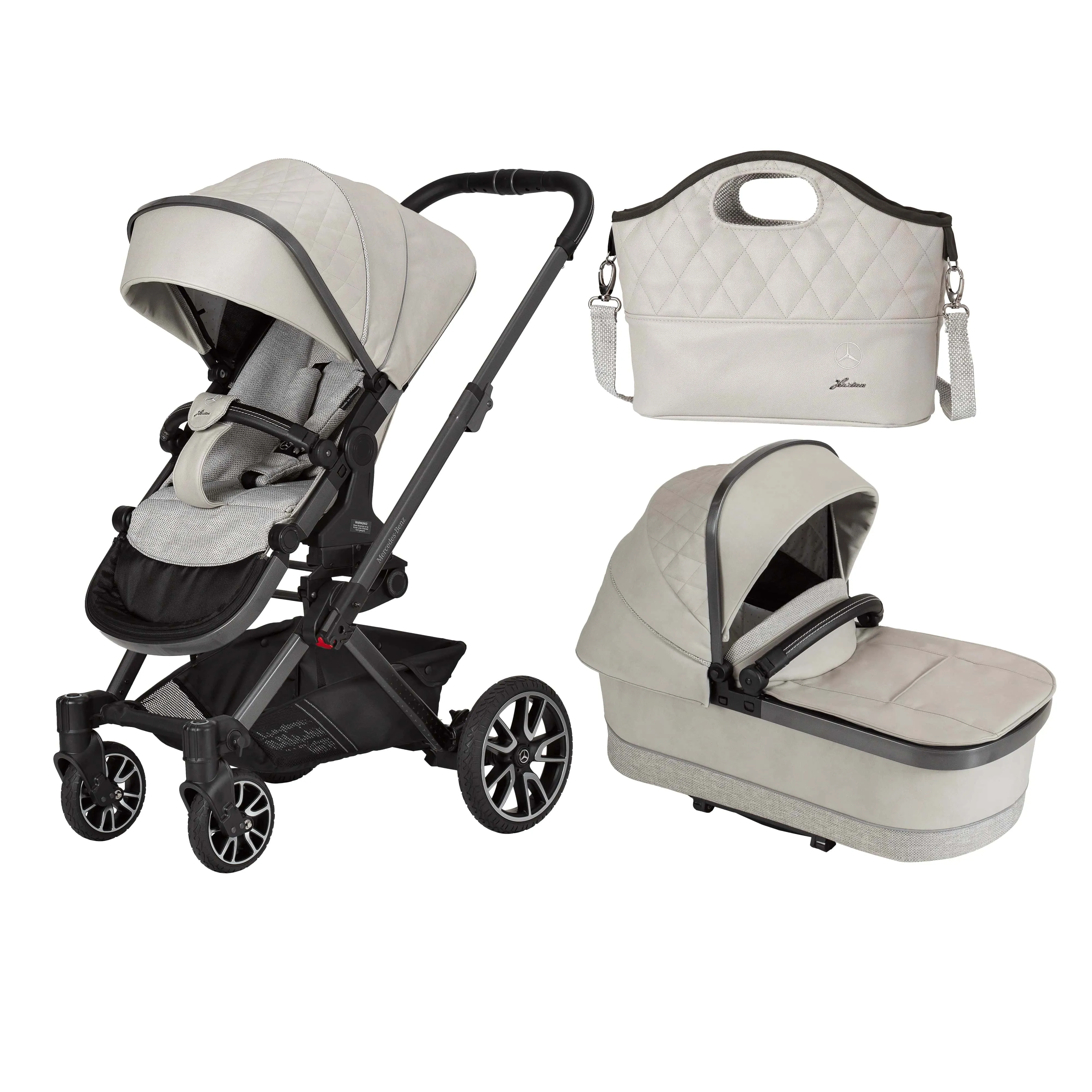 Mercedes Avantgarde GTX Stroller inc. Carrycot - Opalith