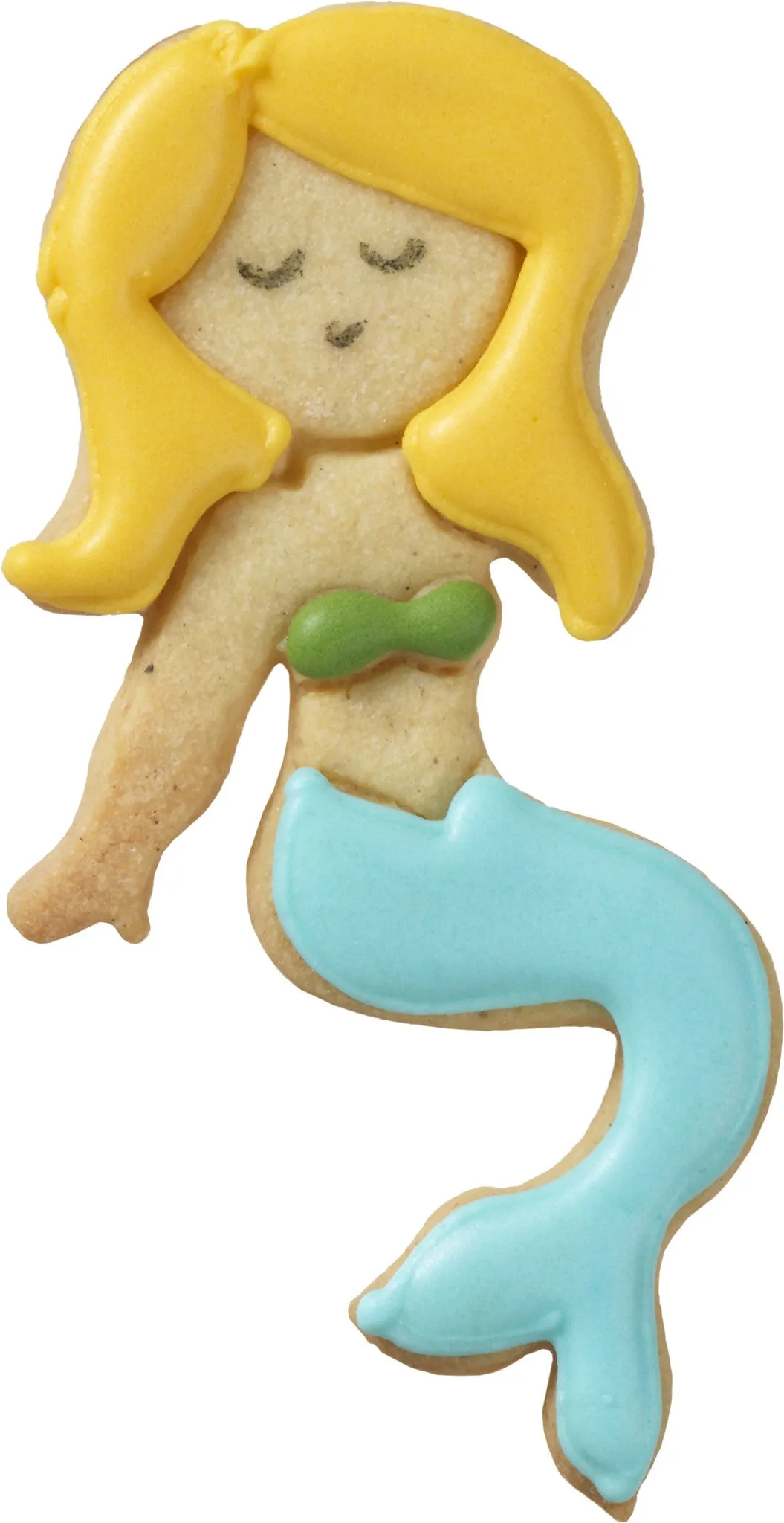 Mermaid Cookie Cutter with Embossed Detail 11cm