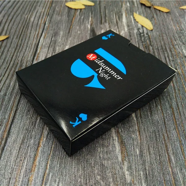 Metallic Styled Plastic Waterproof Playing Cards