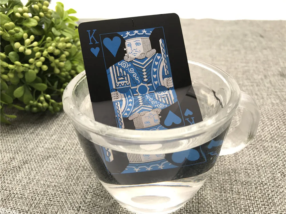 Metallic Styled Plastic Waterproof Playing Cards