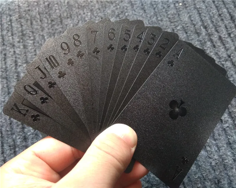 Metallic Styled Plastic Waterproof Playing Cards