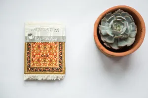 Metropolitan Museum of Art Mughal Lotus Rug Coaster Set