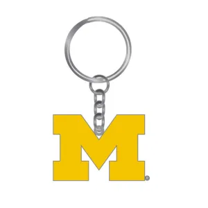 Michigan Wolverines Keychain Logo