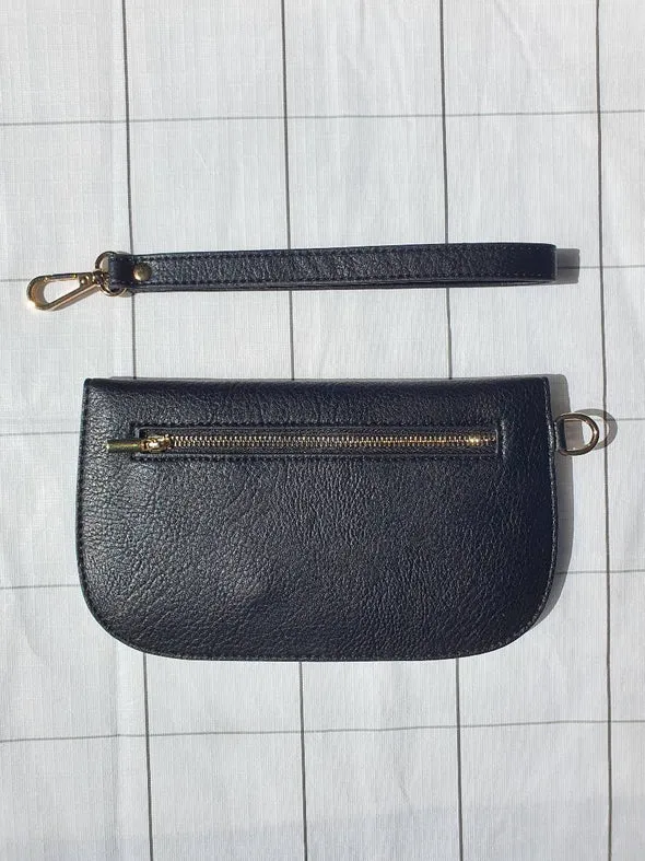 Millie Clutch Wallet - Black