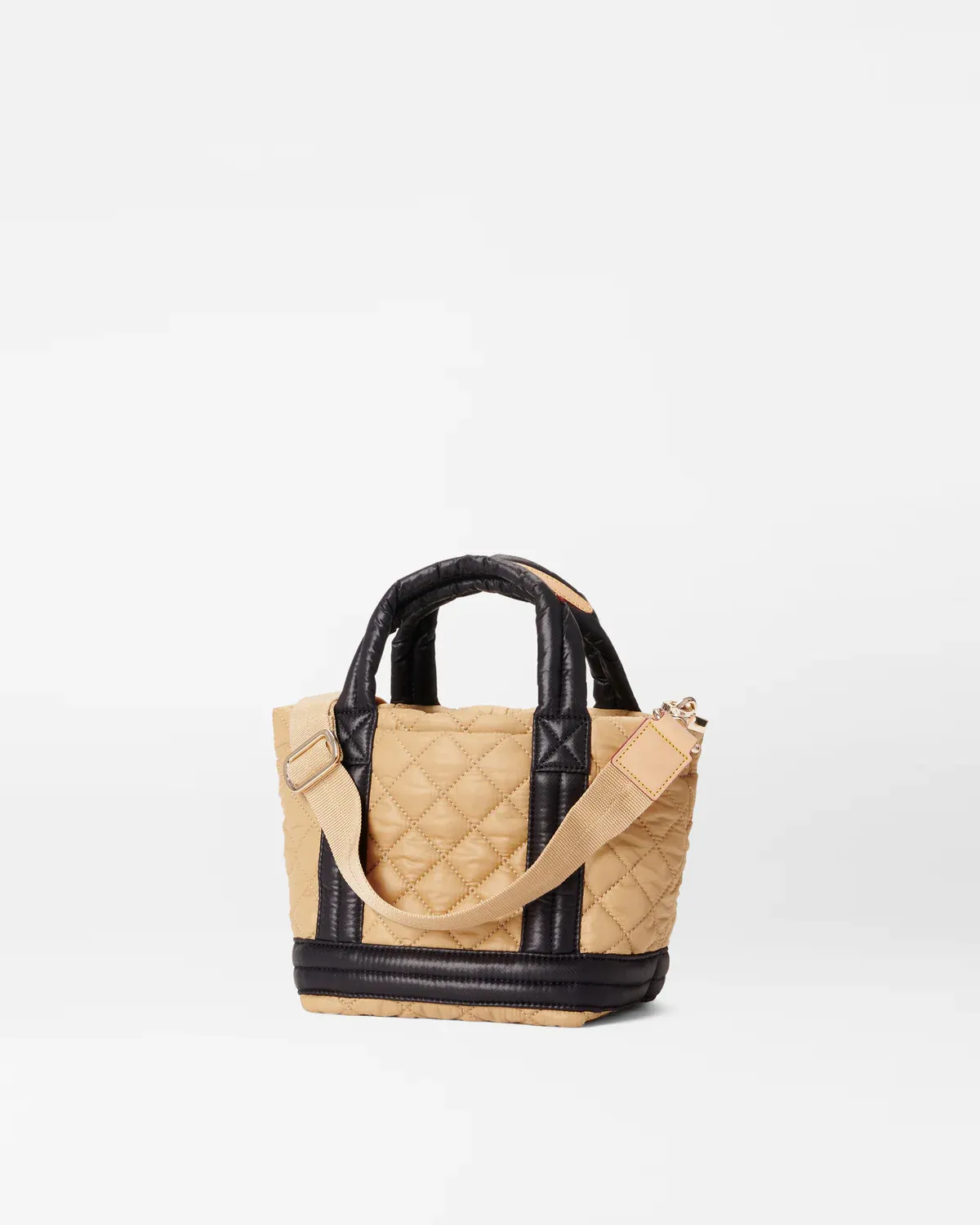Mini Empire Tote | Camel Black