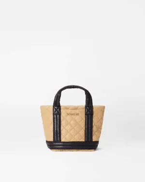 Mini Empire Tote | Camel Black