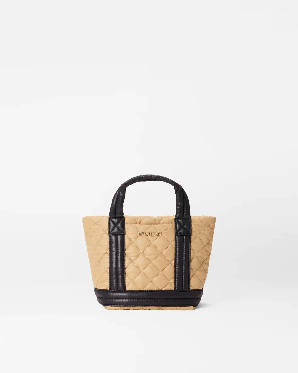Mini Empire Tote | Camel Black