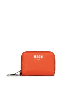 Mini Logo Print Zip Cardholder