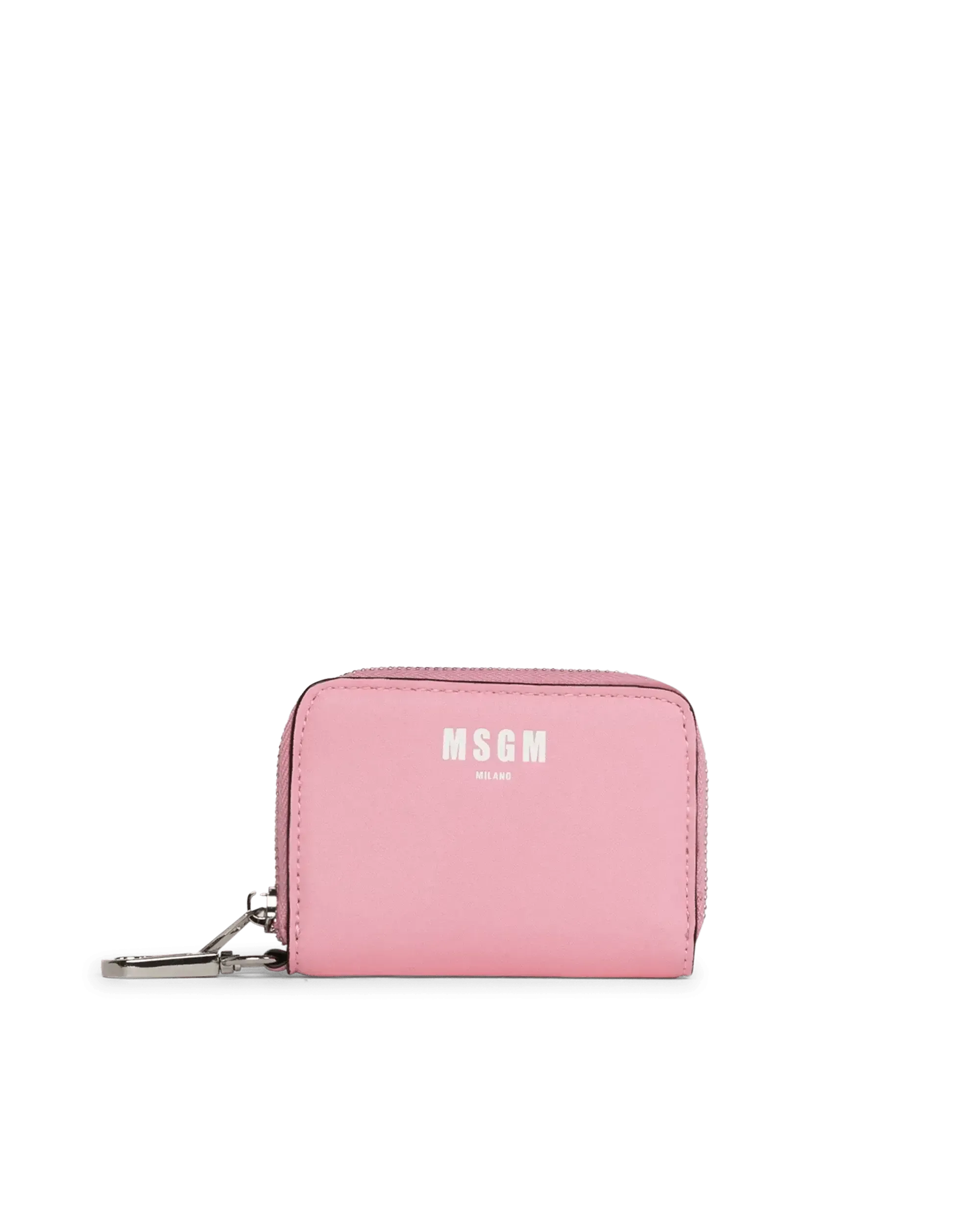 Mini Logo Print Zip Cardholder