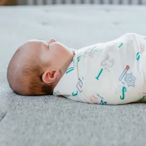 Minnesota Alphabet Swaddle Blanket