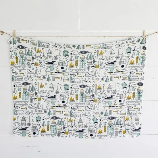 Minnesota Icons Swaddle Blanket