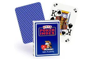 Modiano Poker Index - Blue deck