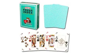 Modiano Poker Index - Green deck