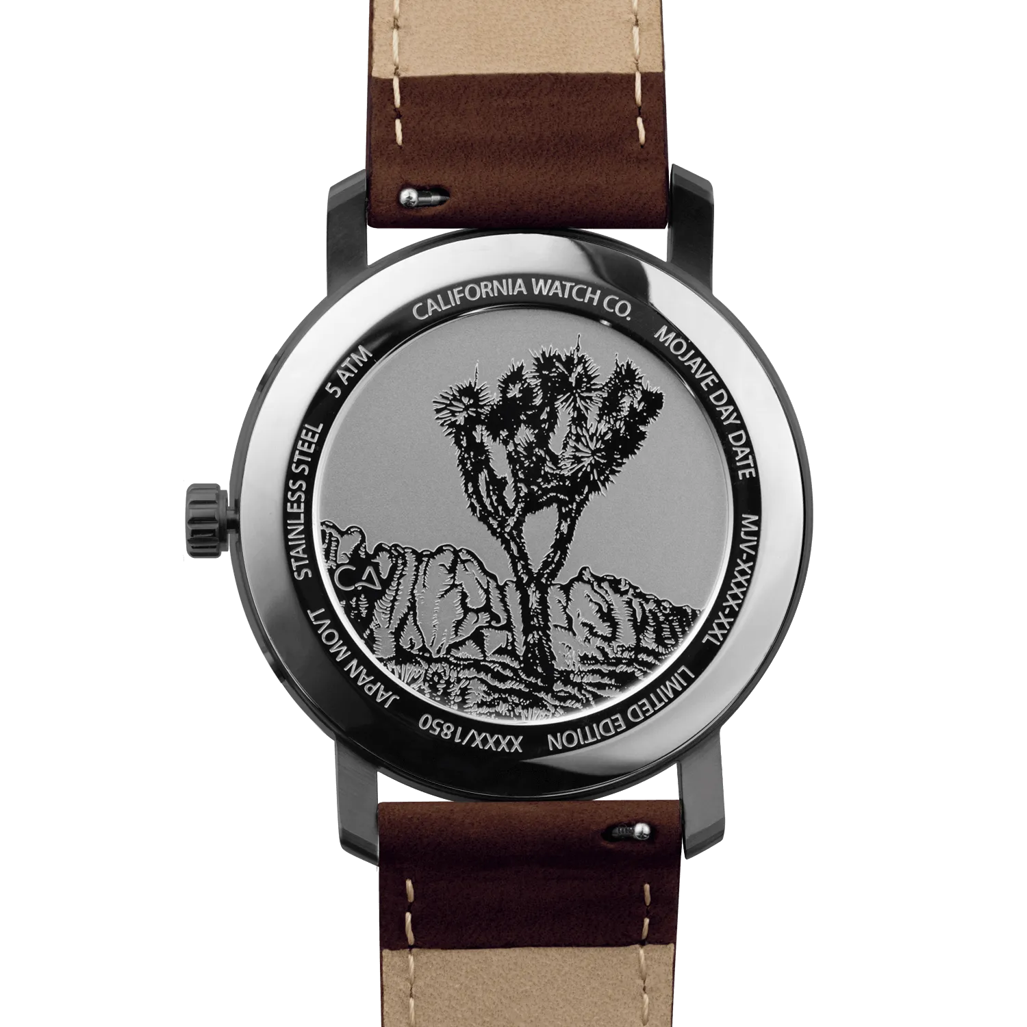 Mojave Leather Dark Brown Green