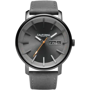 Mojave Leather Gunmetal Orange