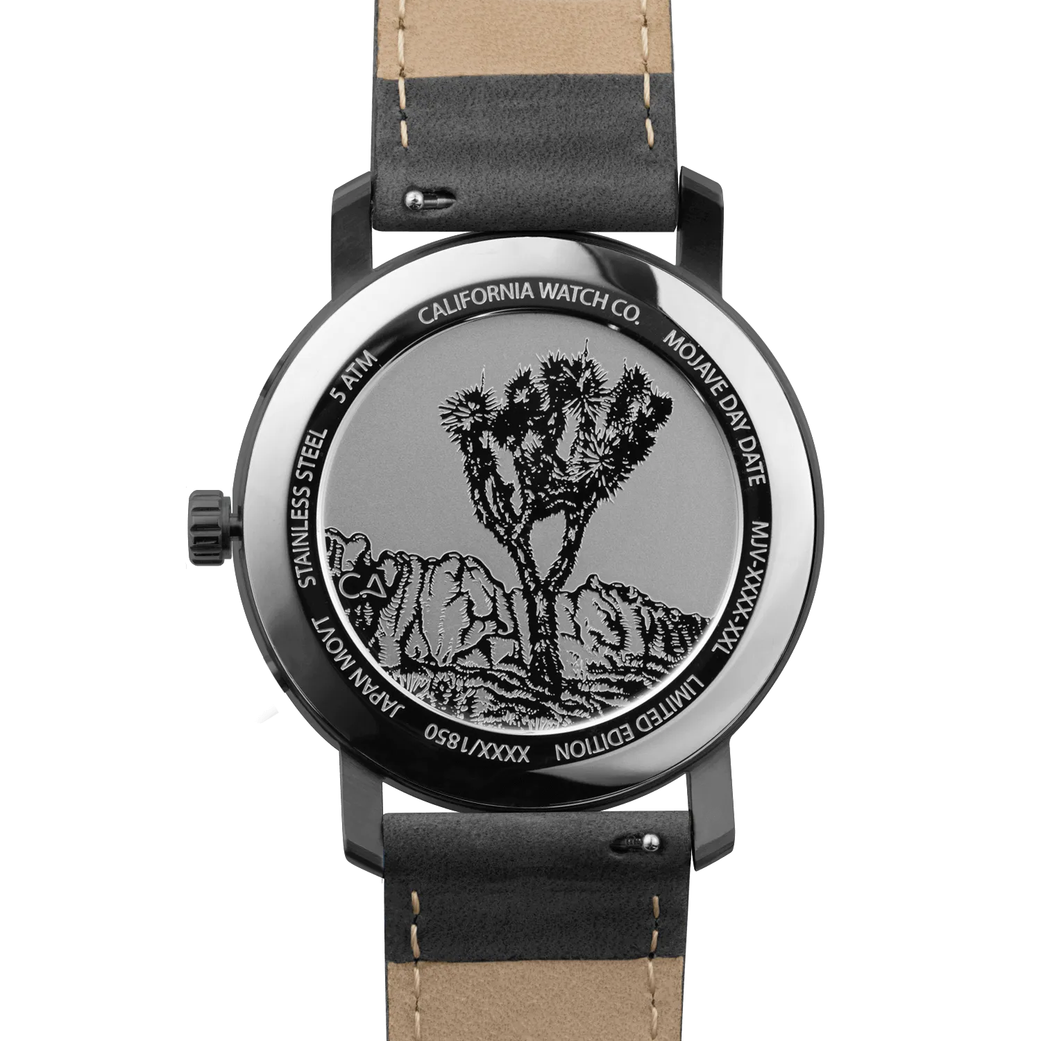 Mojave Leather Gunmetal Orange