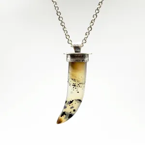 Montana Agate Claw Pendant