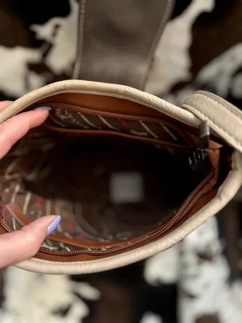 Montana West Brown Studded Handbag