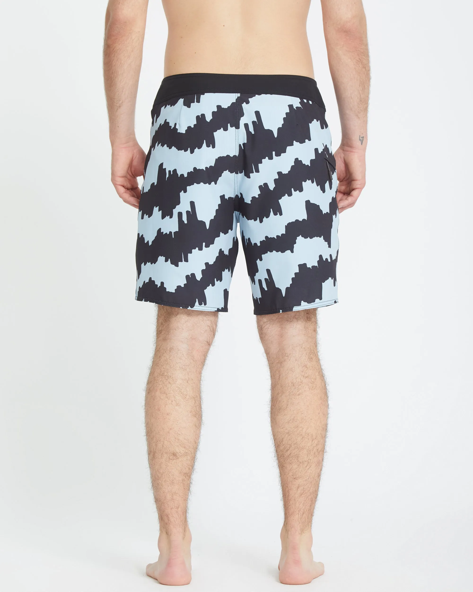 Multifarious Mod 18" Boardshort - CAROLINA BLUE