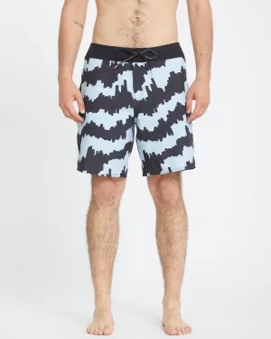 Multifarious Mod 18" Boardshort - CAROLINA BLUE