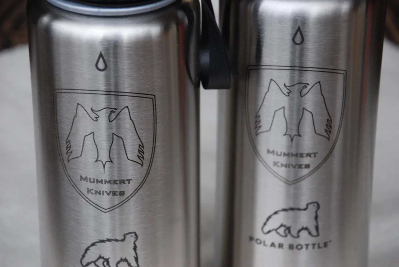 Mummert Knives Thermaluxe™ Vacuum Insulated Stainless Steel Water Bottle