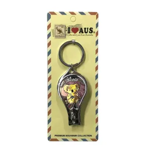 Nail Clipper Aboriginal Koala Yellow