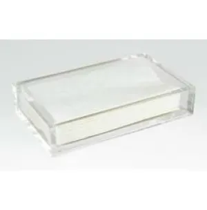 Napkin holder with marble bottom