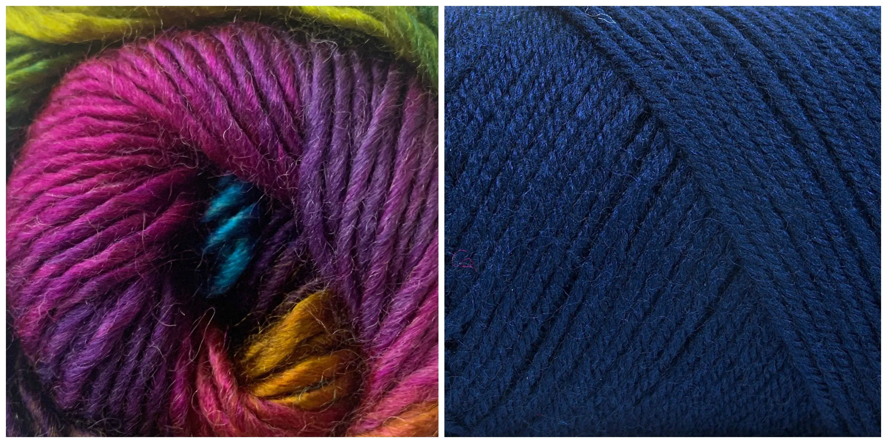 NAVY   PRISM - Embossed Phoenix Vortex Shawl KIT