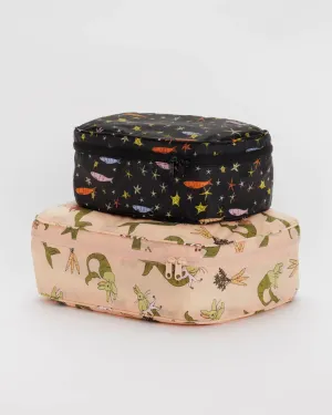NEW Baggu Packing Cube Set - Sea Animal Design - Retails for $48!
