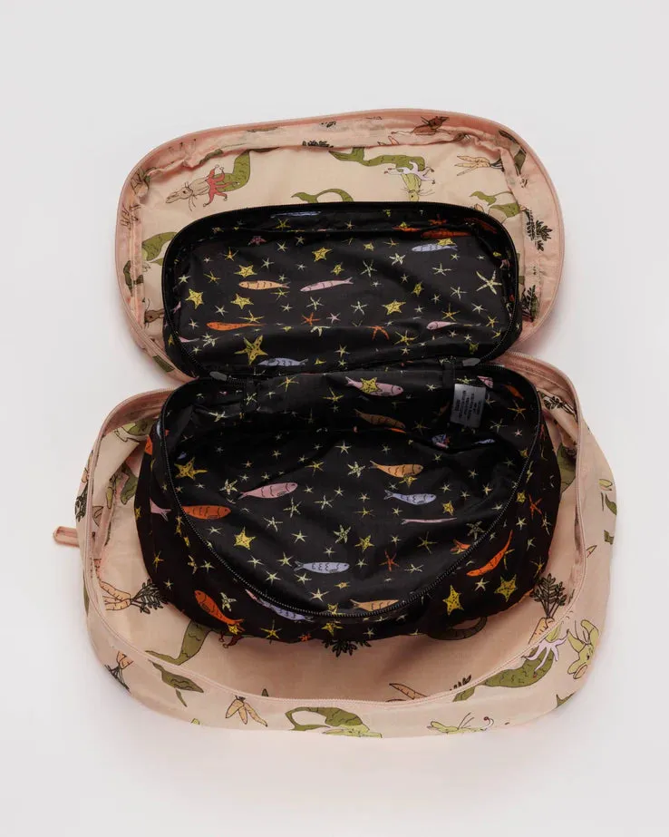NEW Baggu Packing Cube Set - Sea Animal Design - Retails for $48!