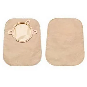 New Image Two-Piece Closed Mini Pouch , Flange 2-3/4" (70mm), Beige 7" (18cm) - Box of 30