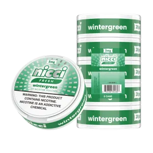 Nicci Fresh - Wintergreen (5/pack)